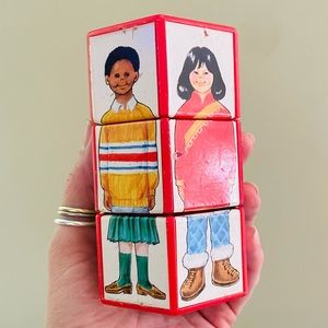 Vintage friendship club multi ethnic toy